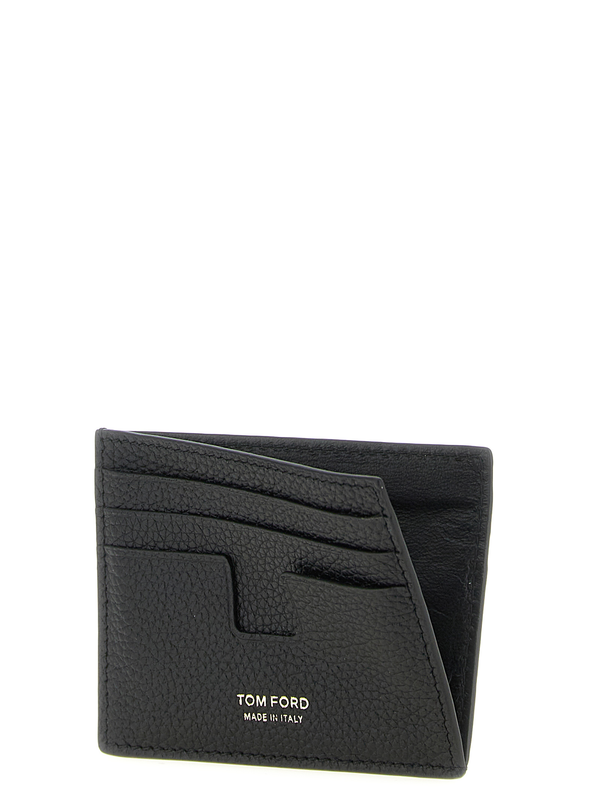 Black calfskin cardholder-null