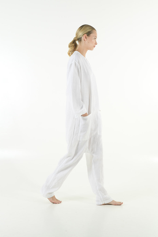 Kyoto linen jumpsuit image number null
