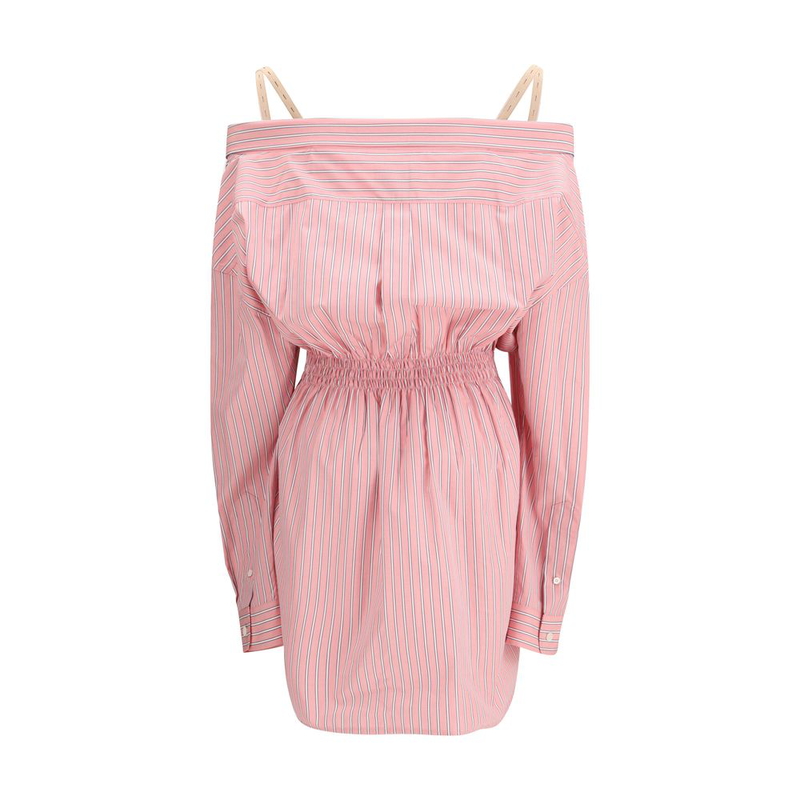 Multicolor cotton casual dress-null