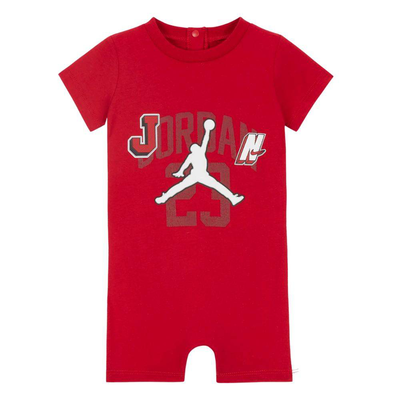 Nike jordan infant gym 23 knit romper, Gym Red / Black, medium