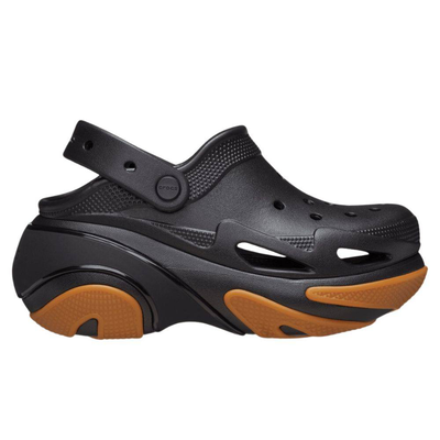 Bubble crush clog, Black, medium