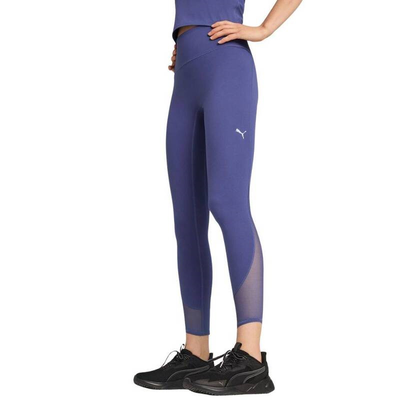 Puma women cloudspun soft mesh hw 7/8 tight, Purple, medium