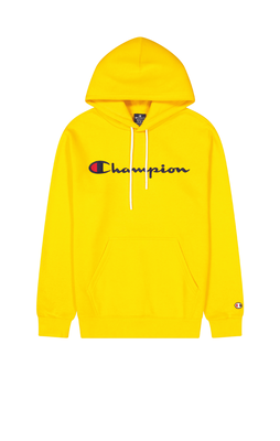 Champion men hooded sweatshirt (219203)-yellow, Yellow, medium