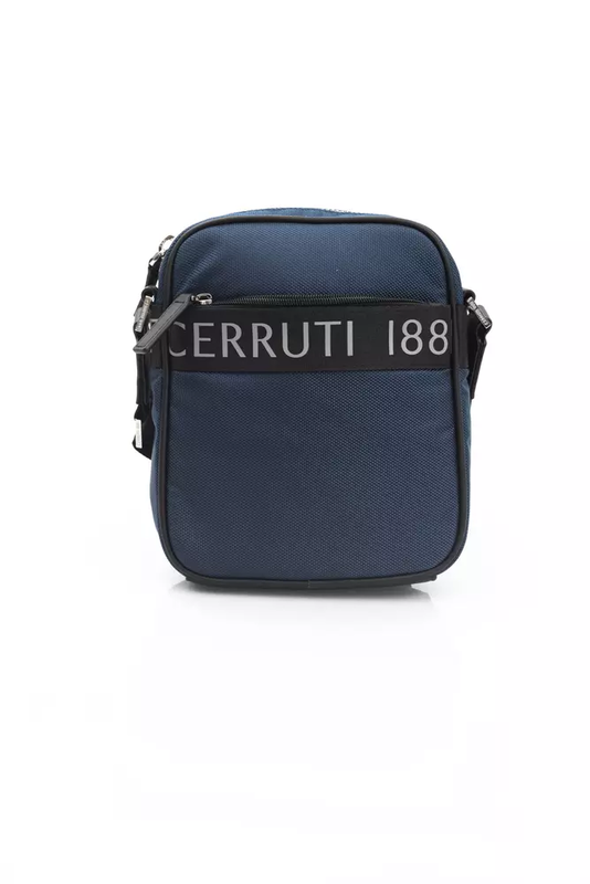 Blue nylon women crossbody bag-null