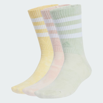 3-stripes stonewash crew socks 3 pairs