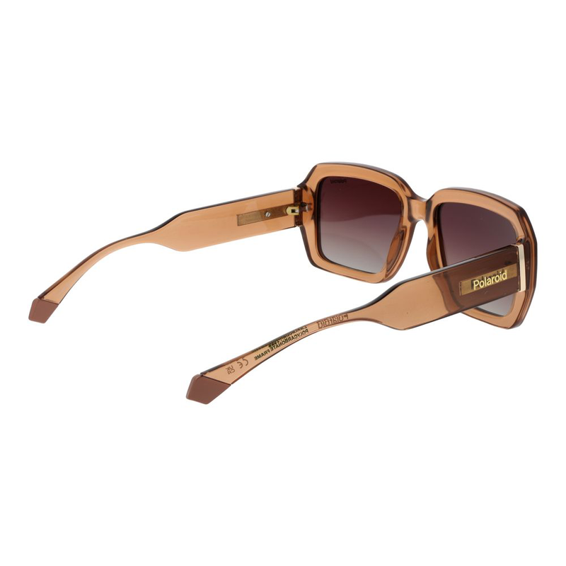 Brown polycarbonate sunglasses-null