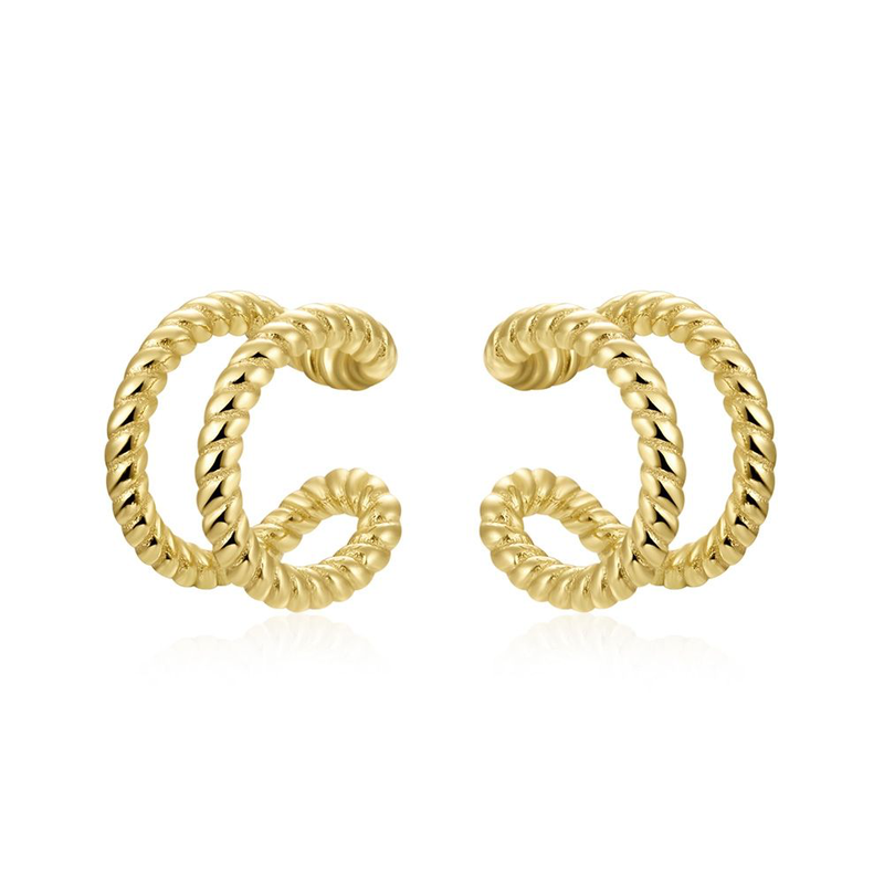 Double spiral ear cuff-null