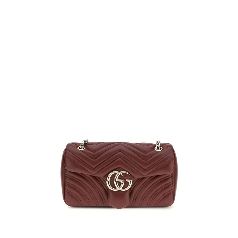 Bordeaux calf leather bos taurus shoulder bag-null