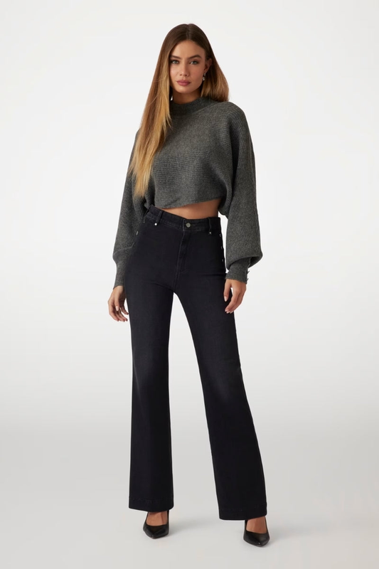 New faye trouser jean black-null