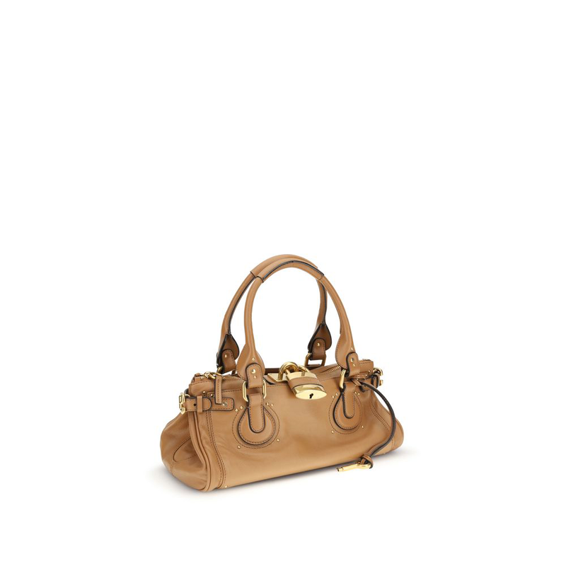 Brown buffalo leather shoulder bag-null