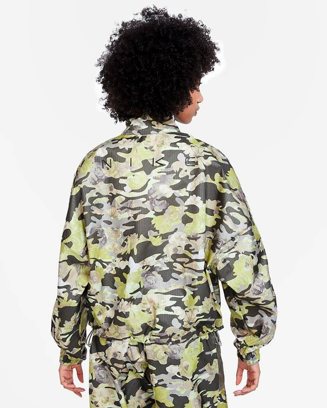 Nike womens woven all-over-print p&g jkt-null