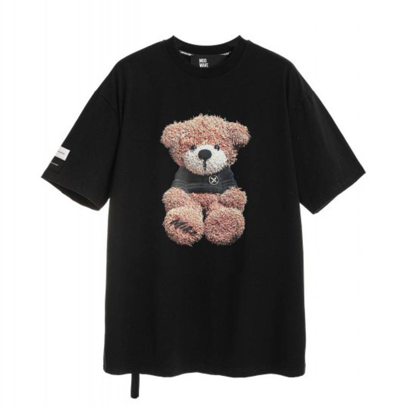Mwm teddy bear print oversized t-shirt-null