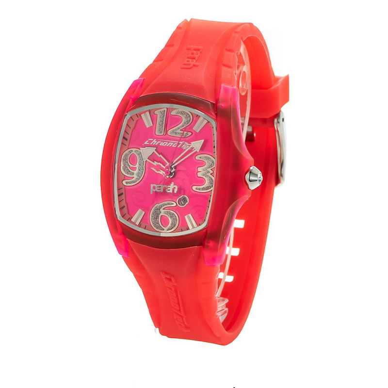 Multicolor rubber dress watch-null