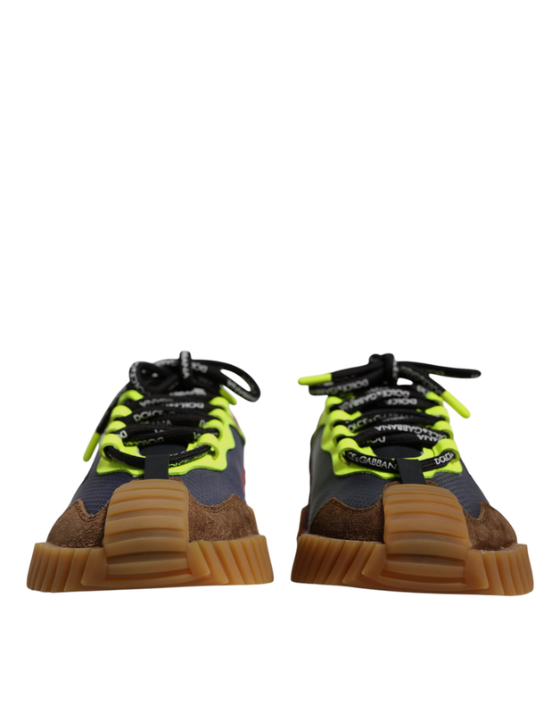 Multicolor nylon low top ns1 sneakers shoes-null