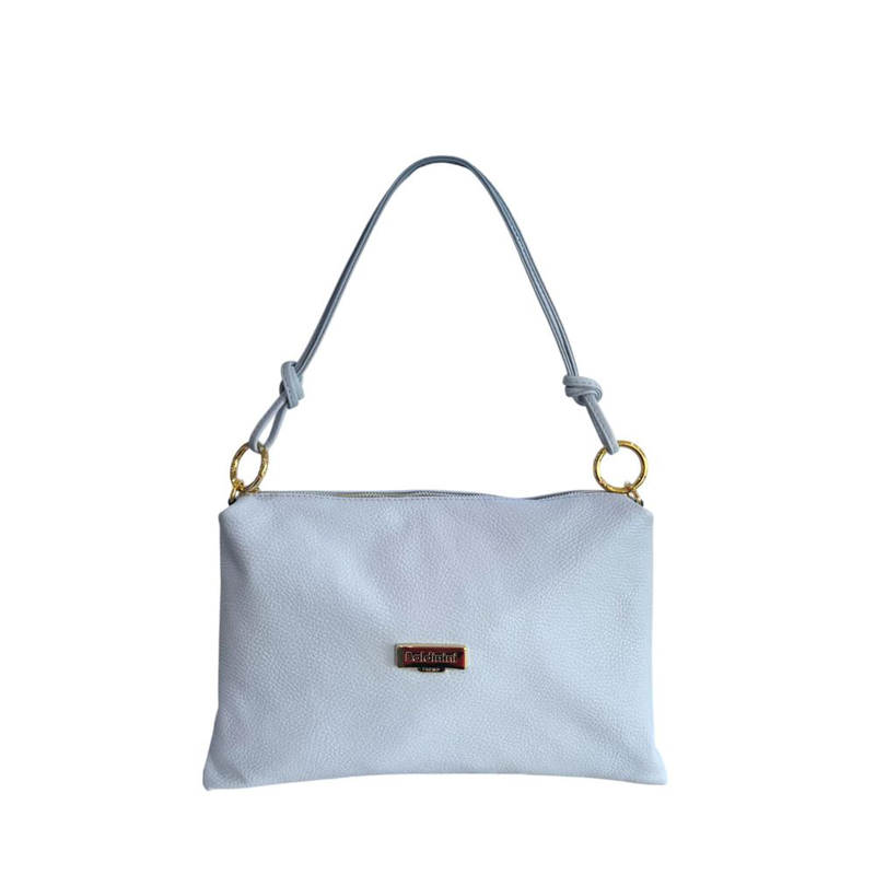 Blue leather women bag-null