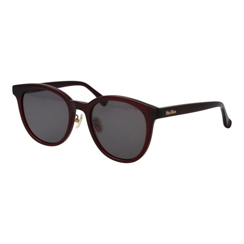 Burgundy acetate sunglasses-null
