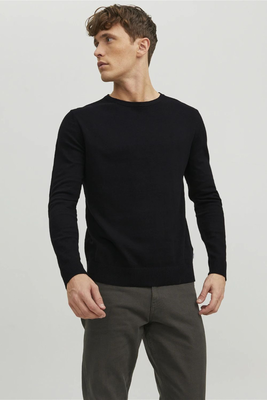 Jack & jones emil knitwear, Black, medium