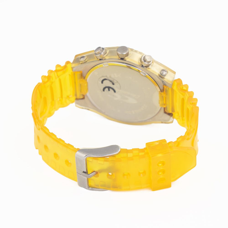 Bicolor rubber sport watch-null