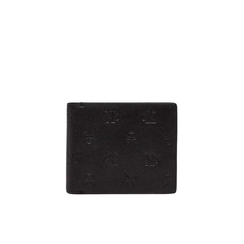 Black leather wallet-null