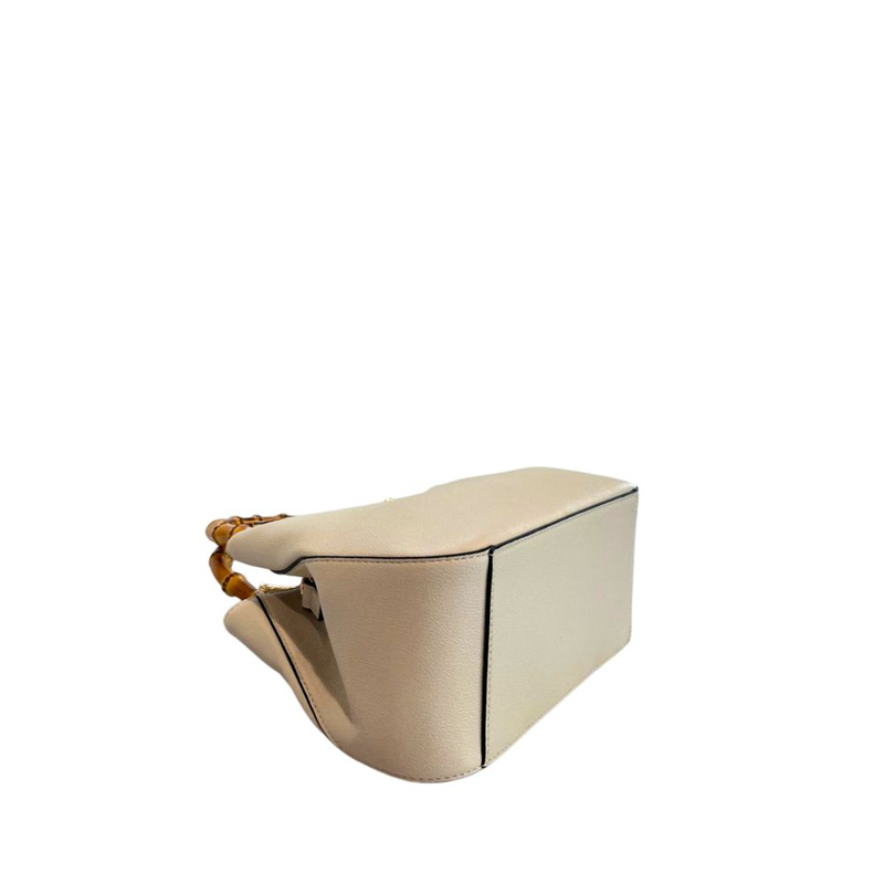 Beige pu women handbag-null