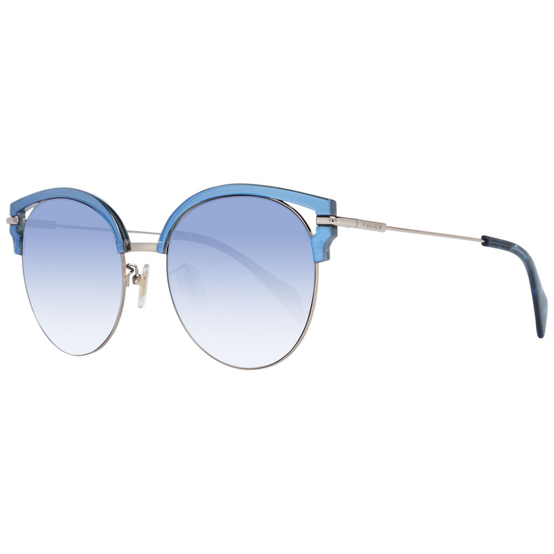 Blue metal & plastic sunglasses-null