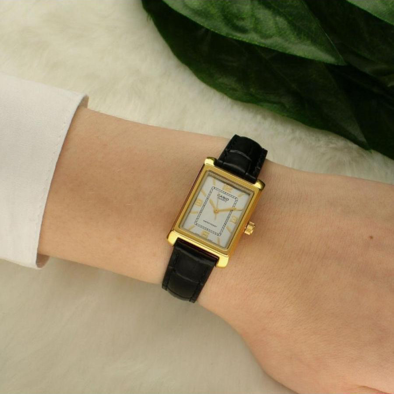 Casio timeless ltp-1234pgl-7a2ef classic ladies quartz watch-null