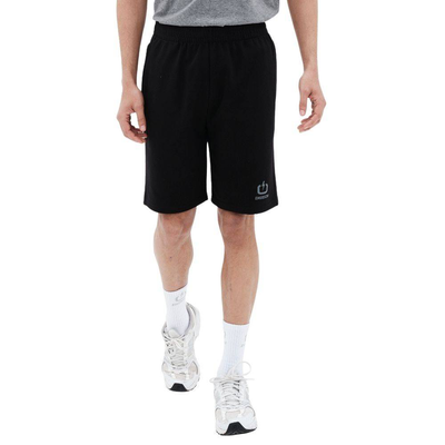 Mens sweat shorts, Black, medium