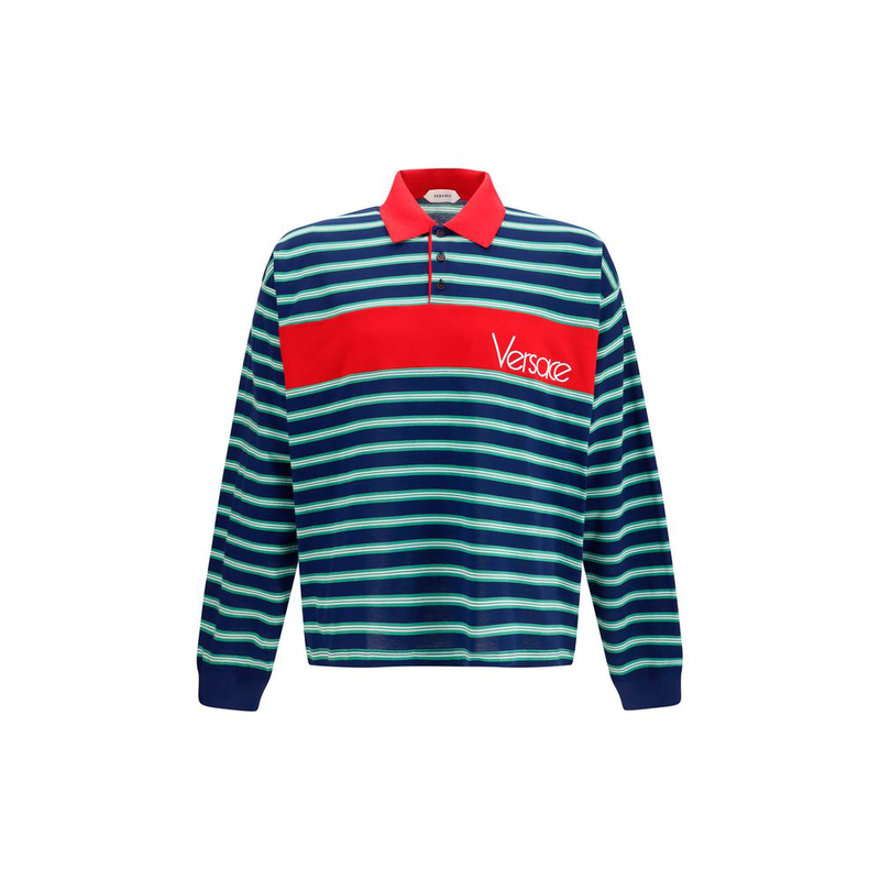 Multicolor cotton polo shirt-null
