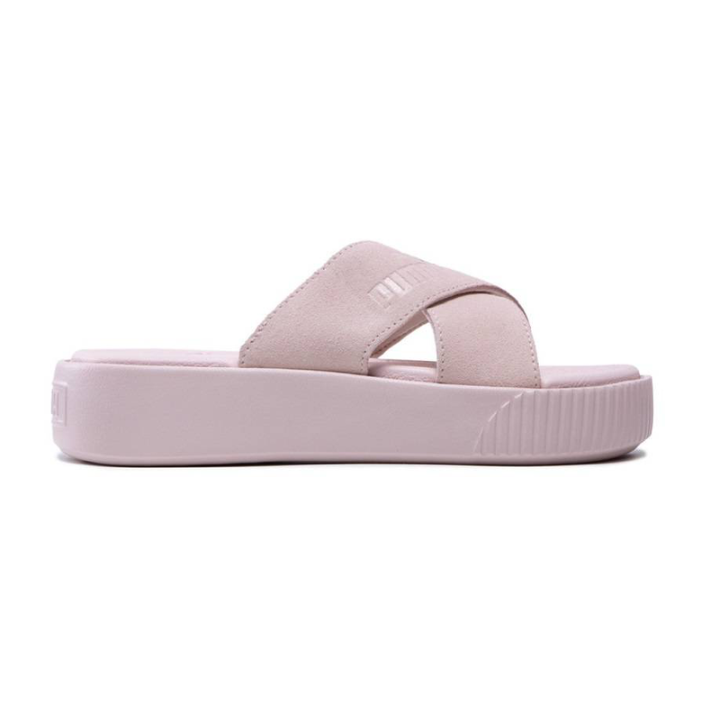 Puma platform suede womens sandals-null