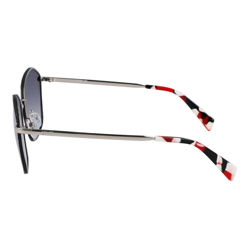 Gray metal sunglasses-null