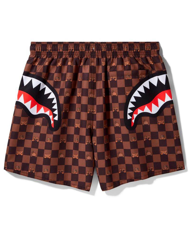Peeking character check swim short image number null