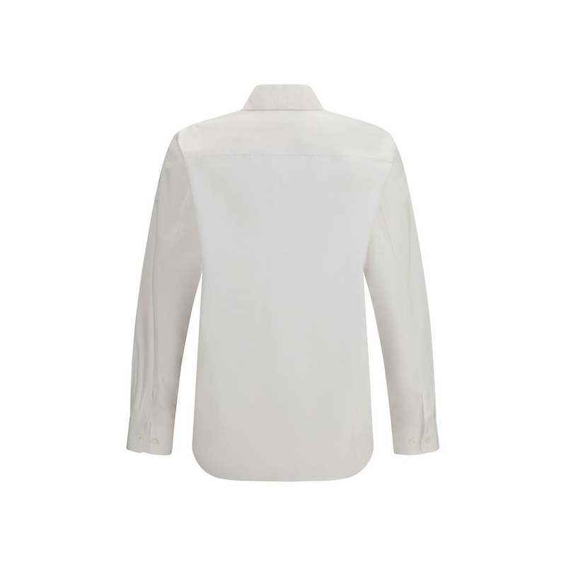 White cotton dress shirt-null