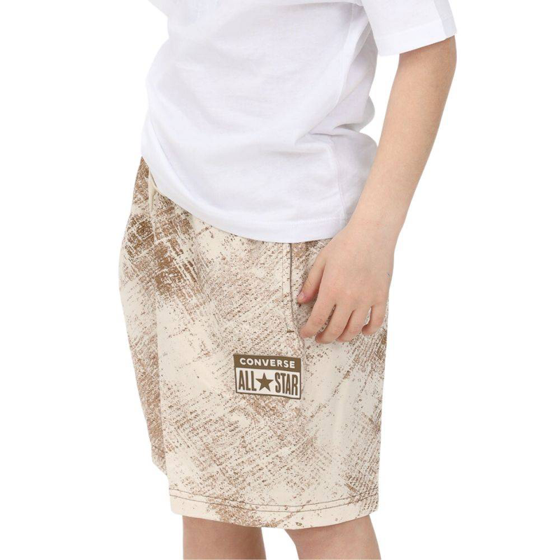 Boys all over print french terry short-null