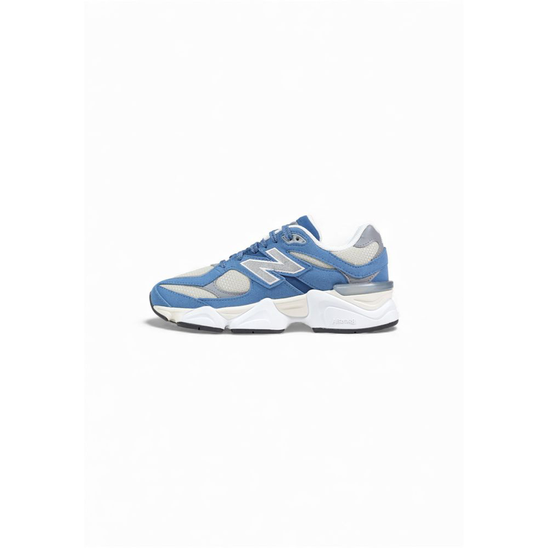 Blue synthetic athletic sneakers-null