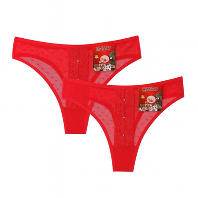 Womens briefs #35269, Red, medium