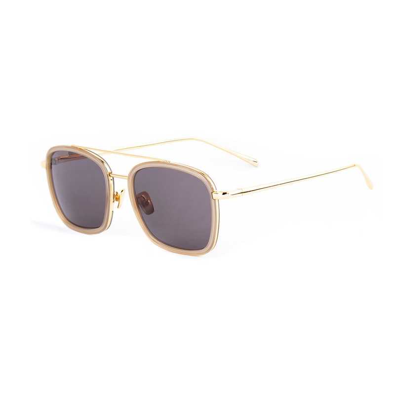 Gold titanium sunglasses-null