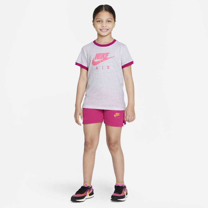 Nike sportswear girls Air french-terry 13cm short image number null