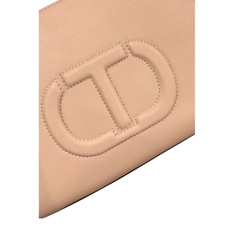 Pink pu women handbag-null