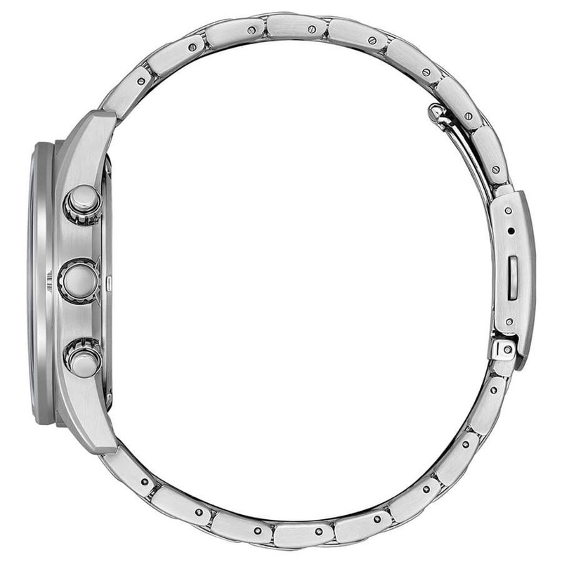 Gray stainless steel sport watch-null
