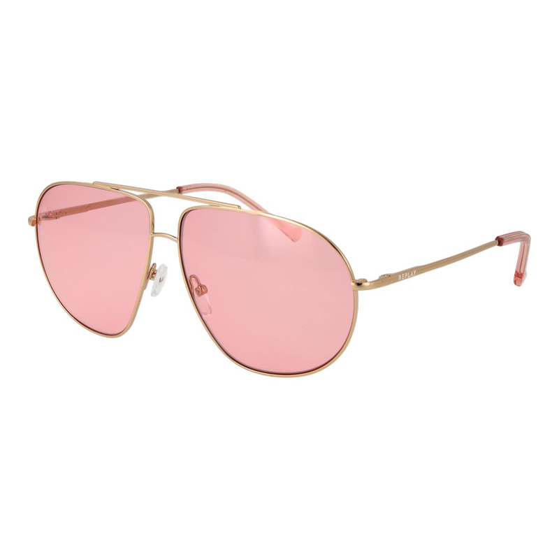 Gold metal sunglasses-null