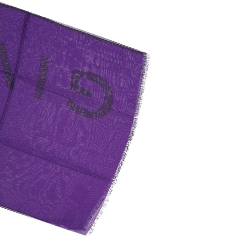 Purple cashmere scarf-null