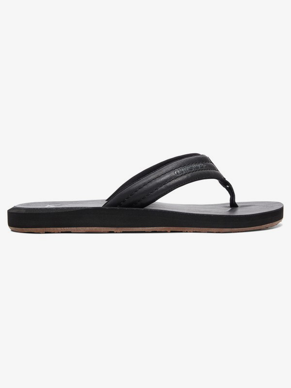 Quiksilver men's carver nubuck slides image number null
