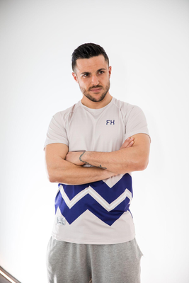 Fuelhouse x aceplaymore dope fella tee, white / blue, medium