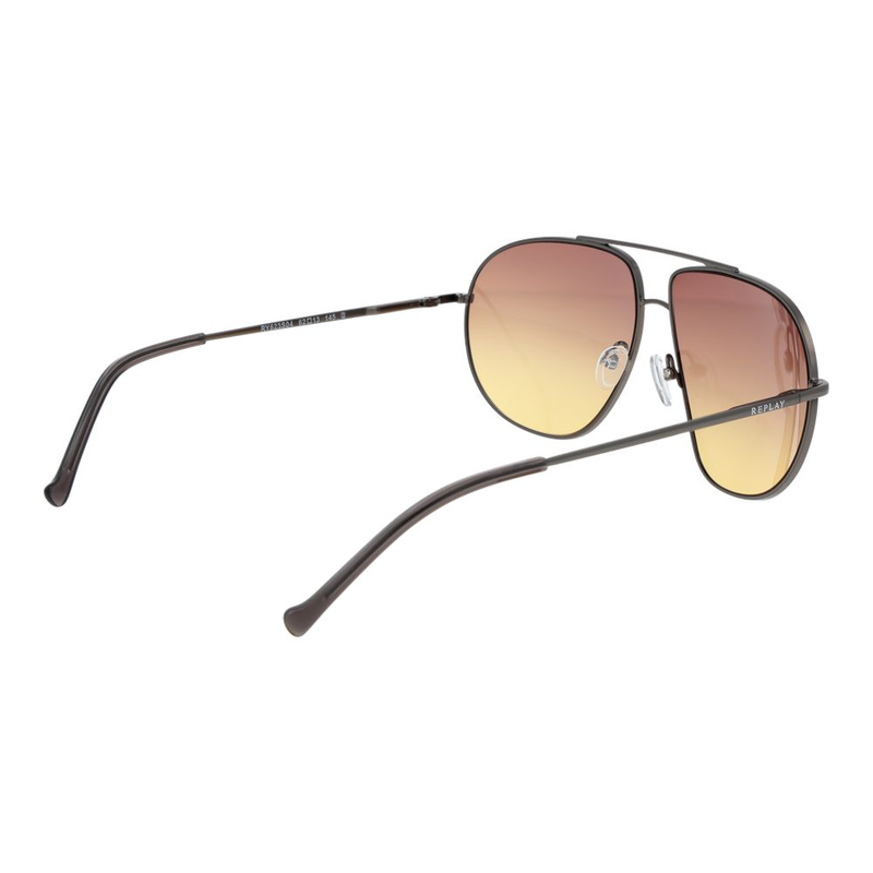 Gray metal sunglasses-null