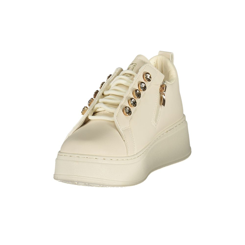 Bianco polyurethane women sneaker-null