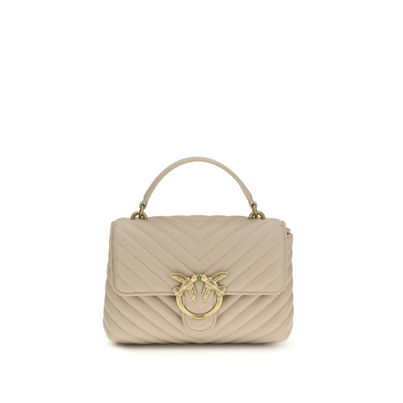 Beige calf leather bos taurus handbag-null