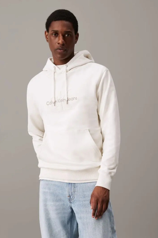 Chenille monologo hoodie-null