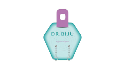 Dr biju xirius 33mm drop health crystal ear ring, , medium