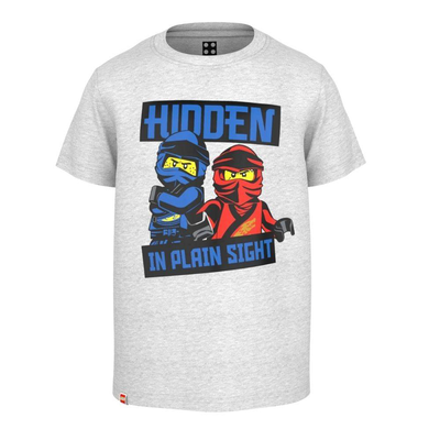 Ninjago hidden short sleeves t-shirt, Grey, medium
