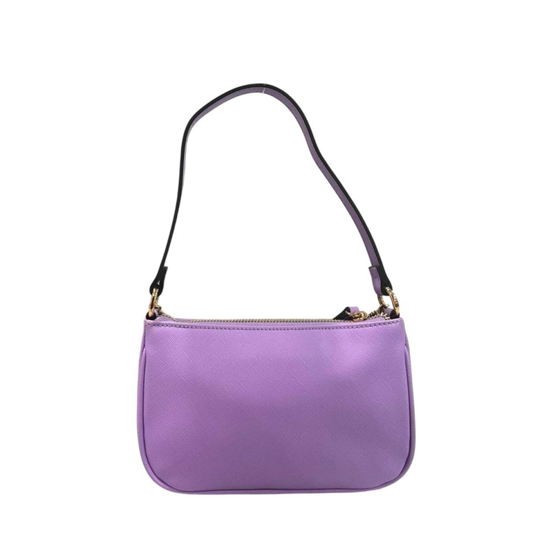 Purple pu women shoulder bag-null